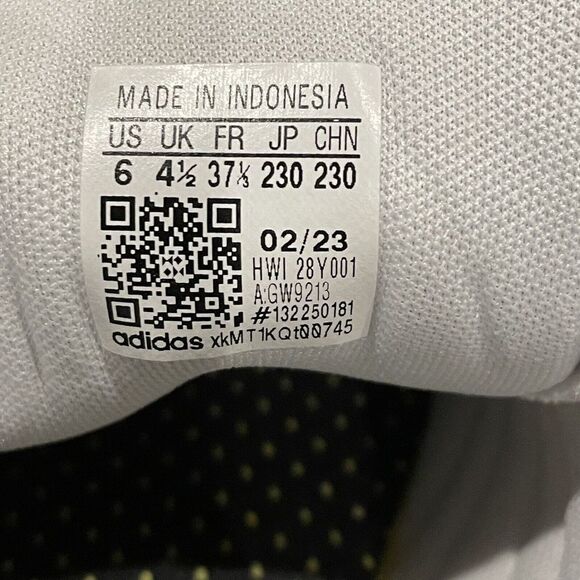 Adidas Grand Court 2 Sneakers White Gold Metallic Womens 6 GW9213 Shoes Youth 5 - Picture 13 of 16